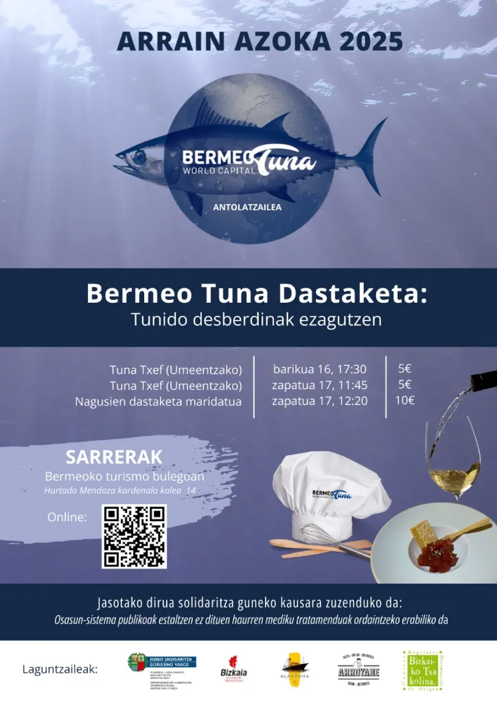¡Diversión y sabor con Bermeo Tuna en la Arrain Azoka!